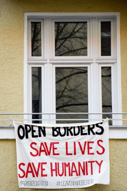 Save Humanity. Left Behind. Berlin, 2020. © Trashbus ǀ Renata Britvec