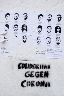 Say Their Names – Solidarity Against Corona. Left Behind. Berlin, 2020. © Trashbus ǀ Renata Britvec